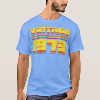T-shirt Vintage Retro Stripes 1973