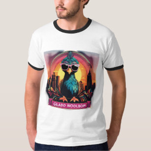 T-Shirt vintage Retro Sunset - Cool Peacock Baby