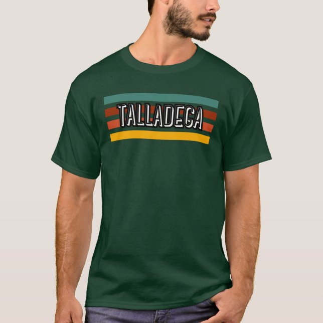 T-shirt Vintage Retro Talladega (Devant)