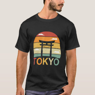 T-shirt Vintage Retro Tokyo Japon