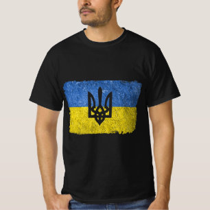 T-shirt Vintage Retro Ukraine Patriote de la fierté du dra