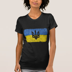 T-shirt Vintage Retro Ukraine Patriote de la fierté du dra