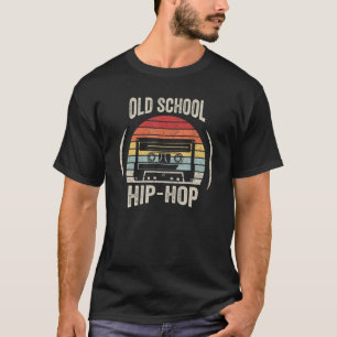 T-shirt Vintage Rétro Vieux Hip hop de l'école 80s 90s Cas