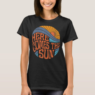 T-shirt Vintage Retro Voici Le Soleil Vintage Retro Six