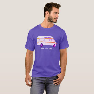 T-shirt Vintage rétroviseur campervan vanlife RV - customi
