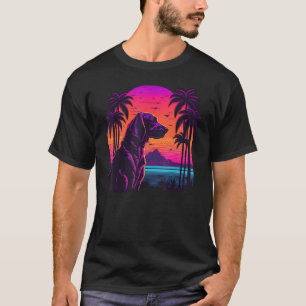 T-shirt Vintage Retrowave Synthwave 80s Vaporwave Weimaran