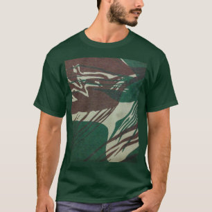 T-shirt Vintage Rhodesian Brushstroke Camouflage