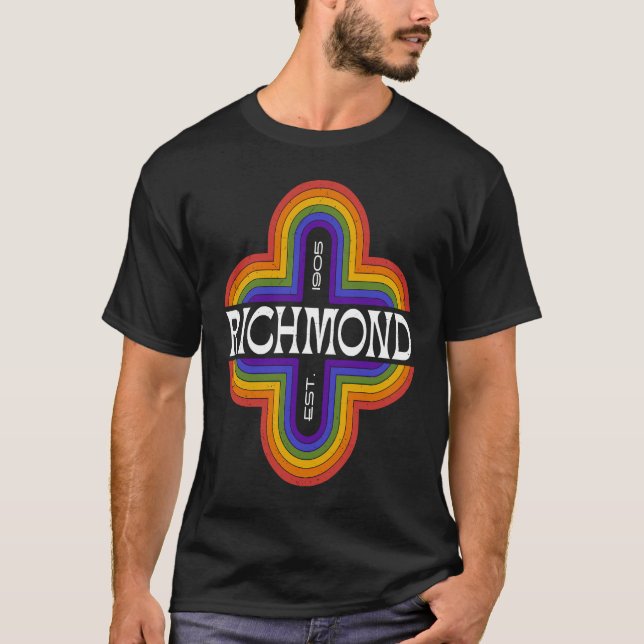 T-shirt Vintage Richmond California 1905 souvenir (Devant)