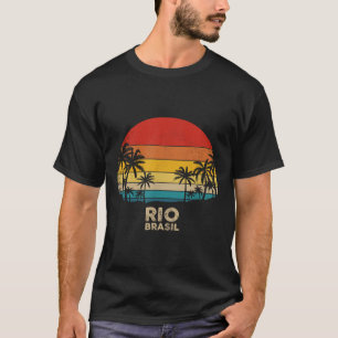 T-shirt Vintage Rio De Janeiro - Brésil Beach Souvenir