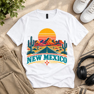 T-Shirt Vintage Road Trip au Désert du Nouveau-Mex