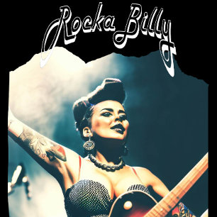T-shirt Vintage Rockabilly Music Party