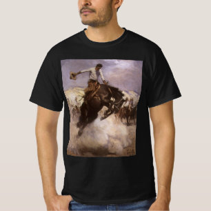 T-shirt Vintage Rodeo Cowboy, Breezy Riding par WHD Koerne