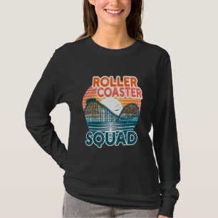 T-shirt Vintage Rollercoaster Squad Roller Dessous de verr