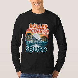T-shirt Vintage Rollercoaster Squad Roller Dessous de verr