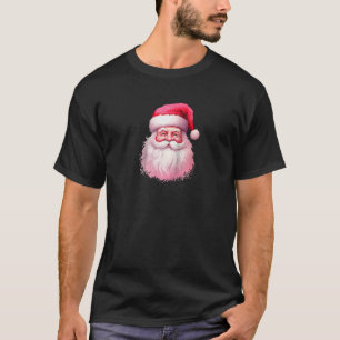 T-shirt Vintage rose Père Noël Noël Hommes Femmes Enfants 