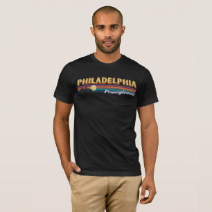 T-shirt Vintage rue Retro de Philadelphie Pennsylvania