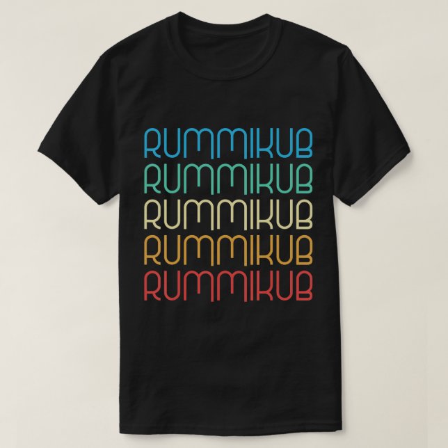 T-shirt Vintage Rummikub (Design devant)