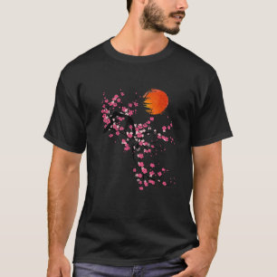 T-shirt Vintage Sakura Cherry Blossom Tree Japonais Cultur