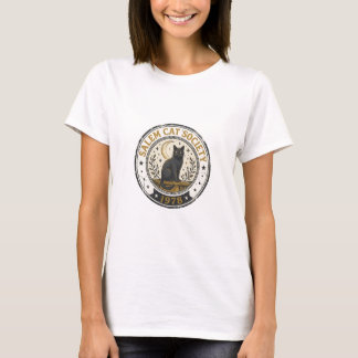 T-shirt Vintage Salem Cat Society 1978 Chat Noir Rétro