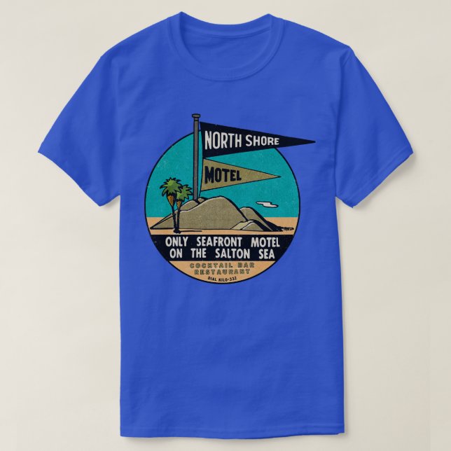 T-shirt Vintage Salton Sea Motel (Design devant)