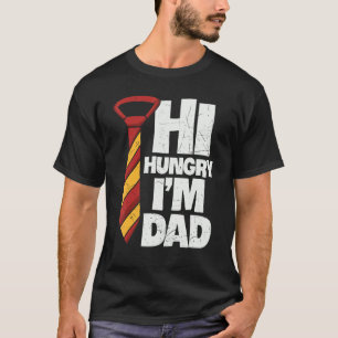T-shirt Vintage Salut faim Je suis papa Mari Papa Papa Fa