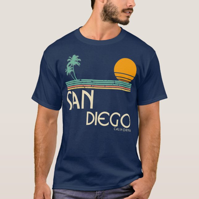 T-shirt Vintage San Diego Californie (Devant)