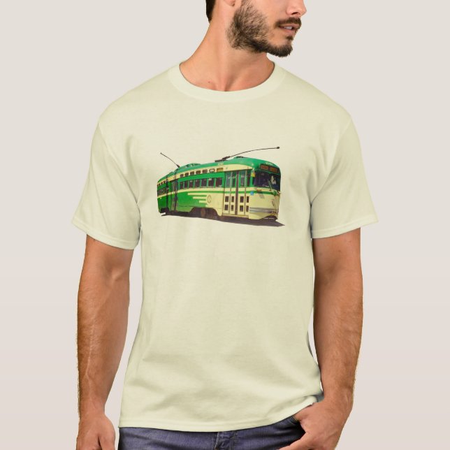 T-shirt Vintage San Francisco Muni Train (Devant)