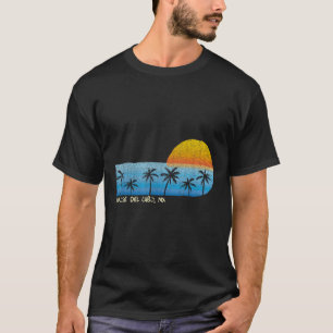 T-shirt Vintage San Jose Del Cabo, Mx Palm Trees & Sun