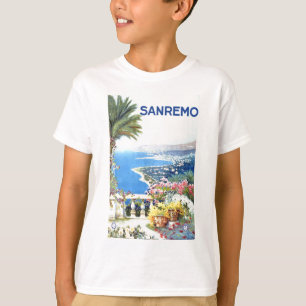 T-shirt Vintage San Remo Italie Europe Travel