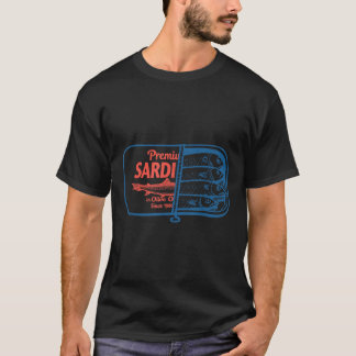 T-shirt Vintage Sardines Fish Sardine Graphic For Men Wome