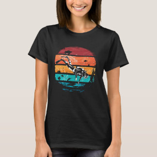 T-shirt Vintage Scuba Diver Retro Ocean Adventure