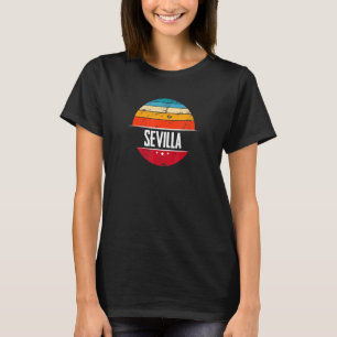 T-shirt Vintage Sevilla Espagne Souvenir