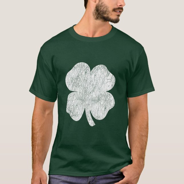 T-shirt Vintage Shamrock (Devant)