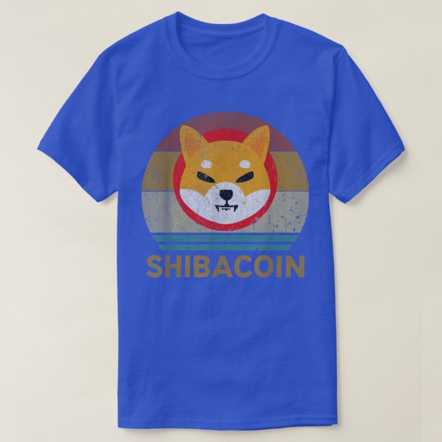 T-shirt Vintage Shibacoin Miner Shiba Inu Coin  (Design devant)