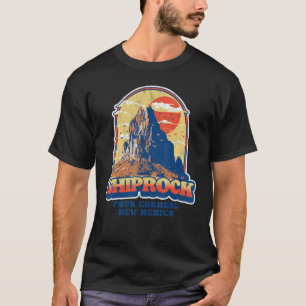 T-shirt Vintage Shiprock Nouveau-Mexique Graphique quatre 