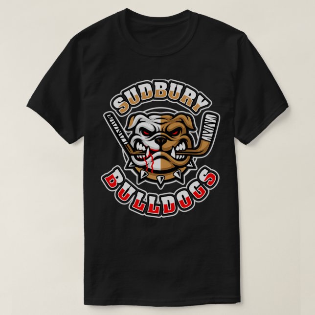 T-shirt Vintage SHORESY Sudbury Blueberry Bulldogs (Design devant)