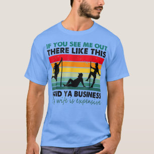 T-shirt Vintage Si Vous Me Voyez Là-Dehors Comme Cet Espri
