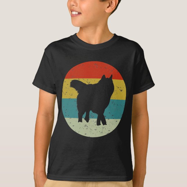 T-shirt vintage sibérien husky (Devant)