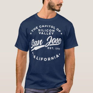 T-shirt Vintage Silicon Valley San Jose California Retro U