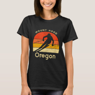 T-shirt Vintage ski mont hood oregon montagne