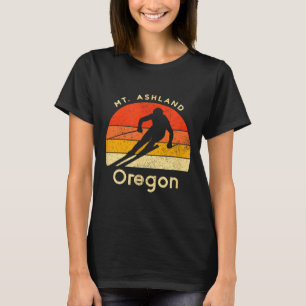 T-shirt Vintage ski mt ashland montagne oregon