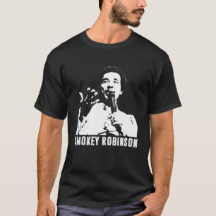 T-shirt Vintage Smokey Classic Arts Robinson Lyrics Musiqu