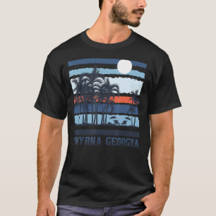T-shirt Vintage Smyrna Géorgie Voyage d'été les années 70