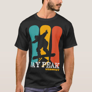 T-shirt Vintage Snowboard Resort Jay Peak Vermont