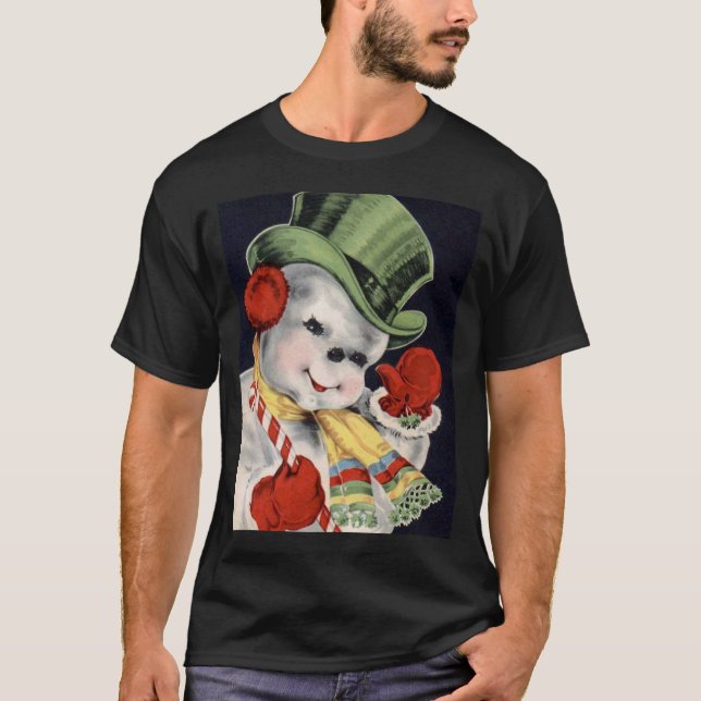 T-shirt vintage Snowman (Devant)