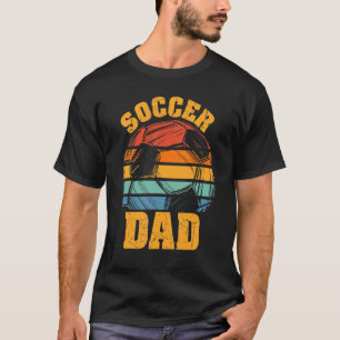 T-shirt Vintage Soccer Papa Soccer Joueur Fête des pères H