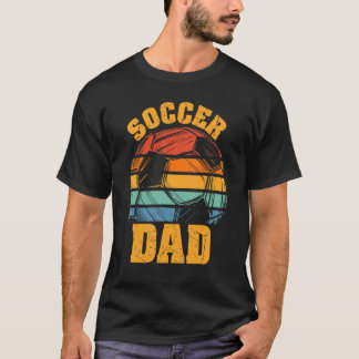 T-shirt Vintage Soccer Papa Soccer Joueur Fête des pères H