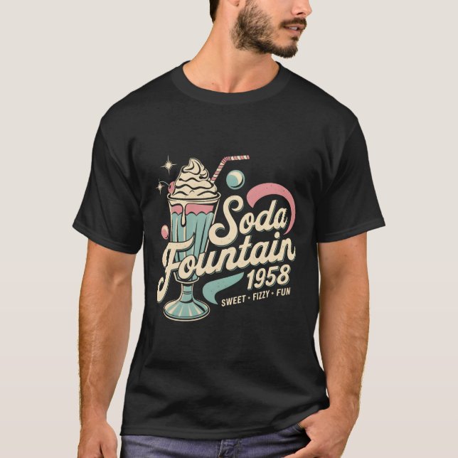 T-shirt Vintage Soda Ad vintage (Devant)