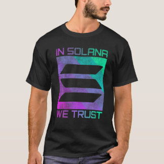 T-shirt Vintage Solana Crypto Coin Token Cryptocurrency Wa