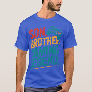 T-shirt Vintage Son Frère Gamer Legendee Jeu Vidéo Gami